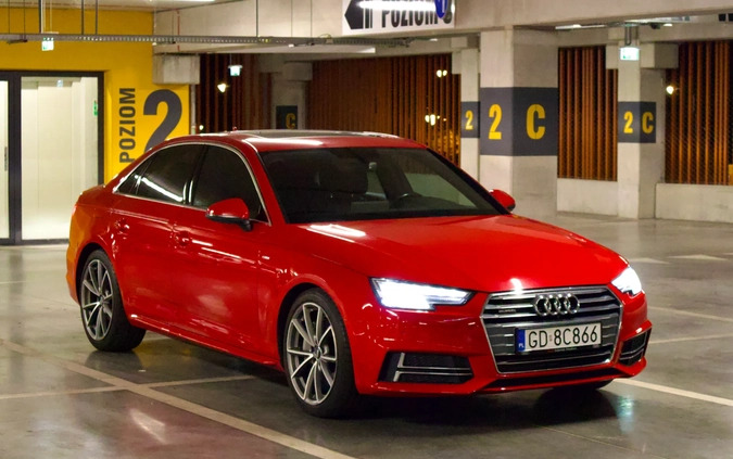 Audi A4 cena 94900 przebieg: 112794, rok produkcji 2017 z Gdańsk małe 742